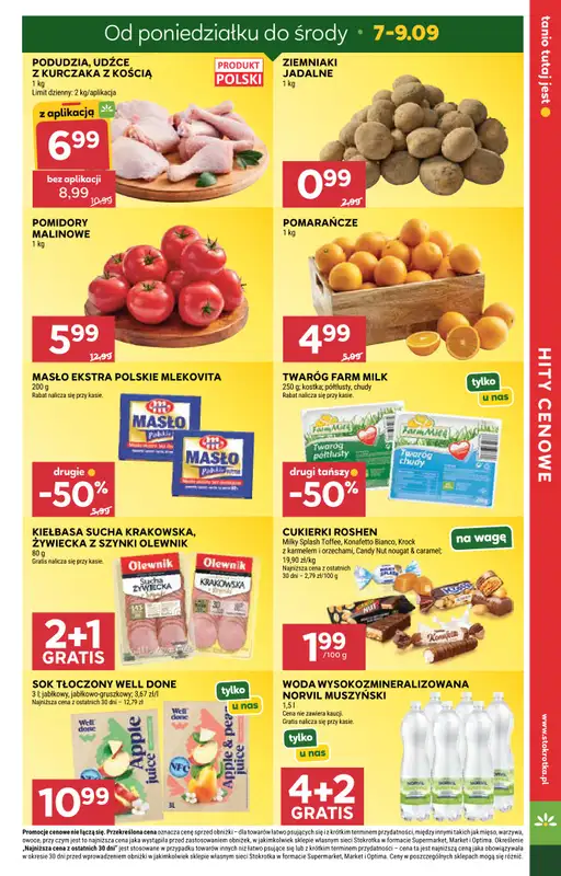 Stokrotka - gazetka promocyjna Gazetka Market od czwartku 03.09 do środy 09.09 - strona 9
