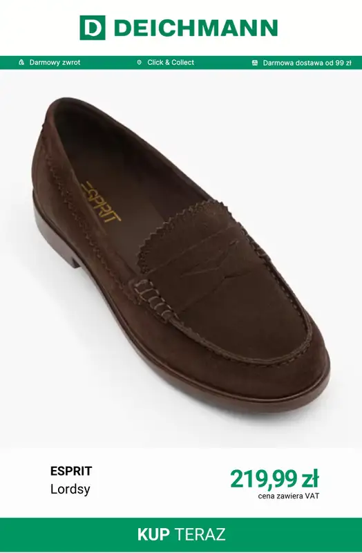 Deichmann - gazetka promocyjna Lordsy damskie od środy 02.09  - strona 7