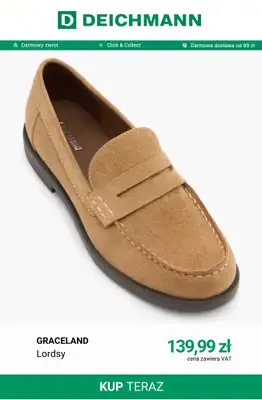 Deichmann - gazetka promocyjna Lordsy damskie od środy 02.09  - strona 6