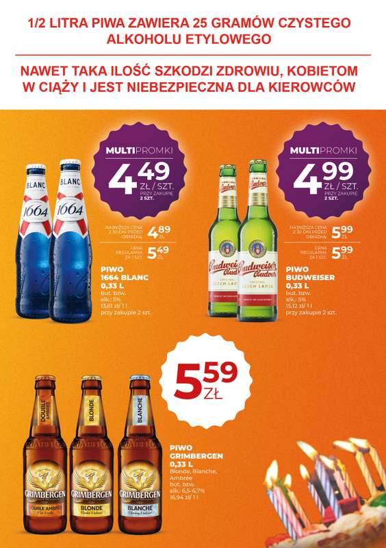 Duży Ben - gazetka promocyjna Gazetka piwna od czwartku 03.09 do środy 16.09 - strona 5