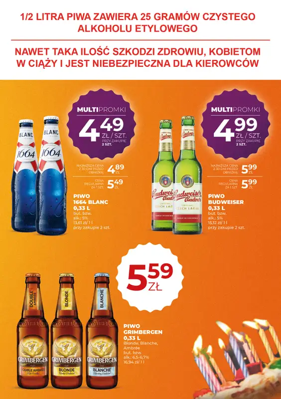 Duży Ben - gazetka promocyjna Gazetka piwna od czwartku 03.09 do środy 16.09 - strona 5