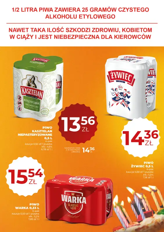 Duży Ben - gazetka promocyjna Gazetka piwna od czwartku 03.09 do środy 16.09 - strona 9
