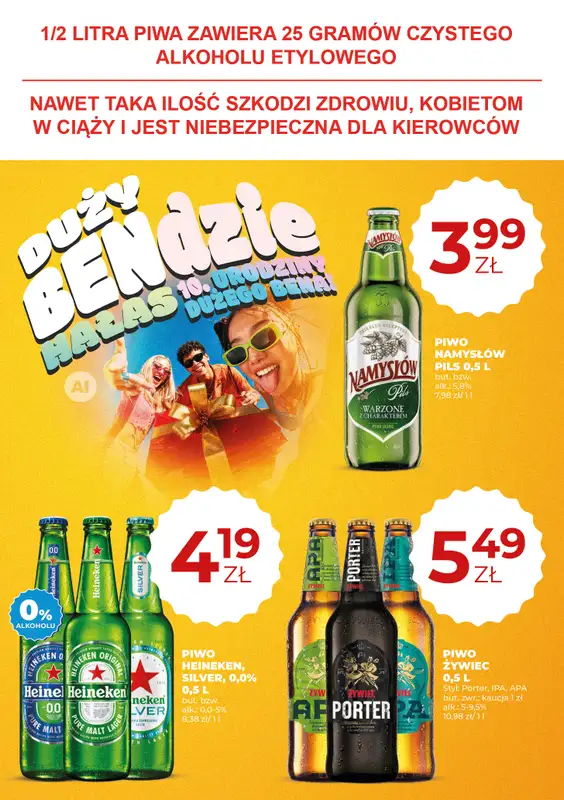 Duży Ben - gazetka promocyjna Gazetka piwna od czwartku 03.09 do środy 16.09 - strona 4