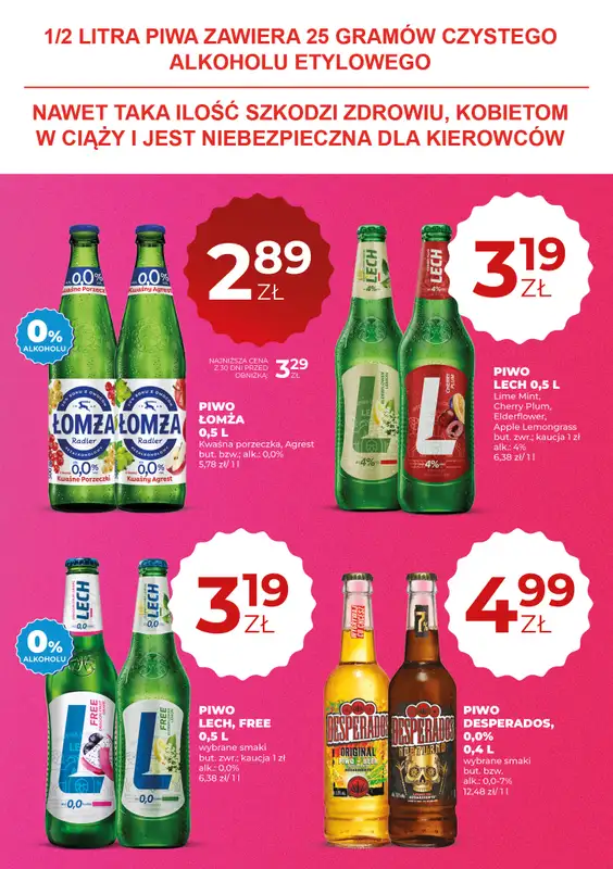 Duży Ben - gazetka promocyjna Gazetka piwna od czwartku 03.09 do środy 16.09 - strona 7