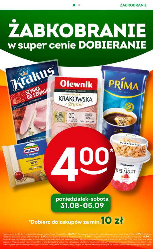 Żabka - gazetka promocyjna Gazetka Spożywcza od środy 26.08 do wtorku 08.09 - strona 2