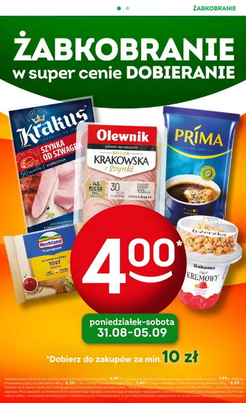 Żabka - gazetka promocyjna Gazetka Spożywcza od środy 26.08 do wtorku 08.09 - strona 2