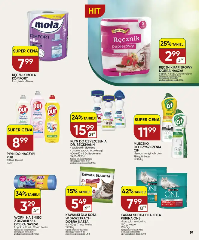 Chata Polska - gazetka promocyjna Gazetka 10-20.09  do niedzieli 20.09 - strona 19