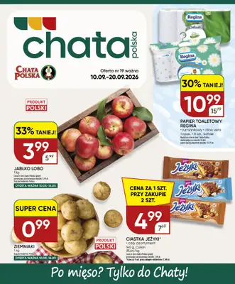 Chata Polska - gazetka promocyjna Gazetka 10-20.09  do niedzieli 20.09