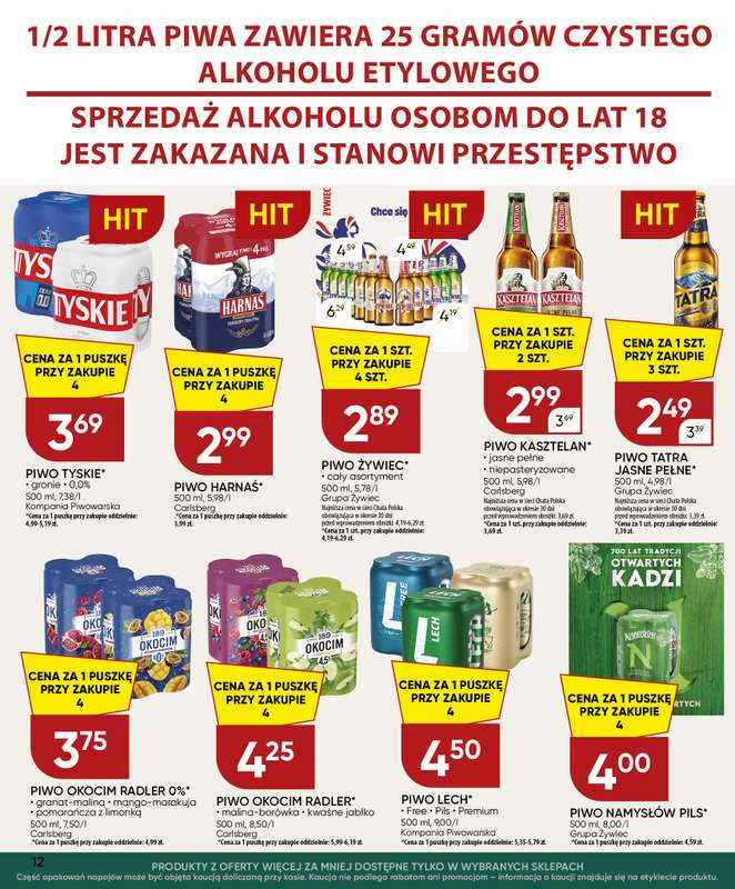 Chata Polska - gazetka promocyjna Gazetka 10-20.09  do niedzieli 20.09 - strona 12