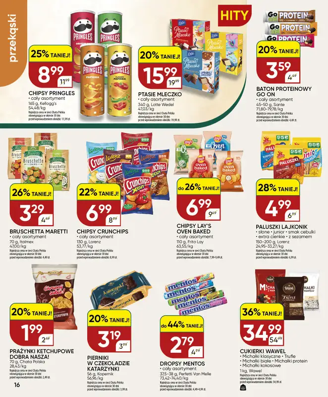 Chata Polska - gazetka promocyjna Gazetka 10-20.09  do niedzieli 20.09 - strona 16