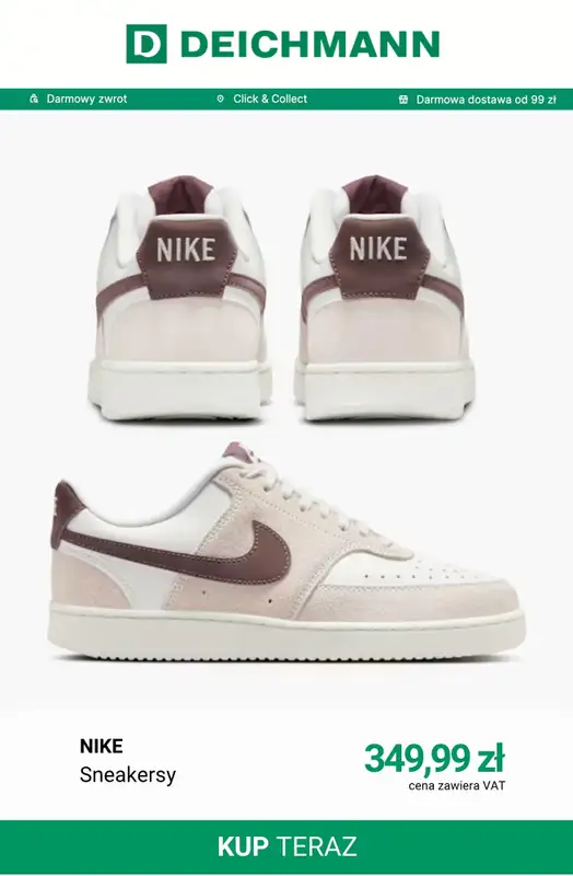 Deichmann - gazetka promocyjna Sneakersy court damskie od czwartku 03.09  - strona 6