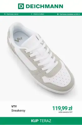Deichmann - gazetka promocyjna Sneakersy court damskie od czwartku 03.09  - strona 5