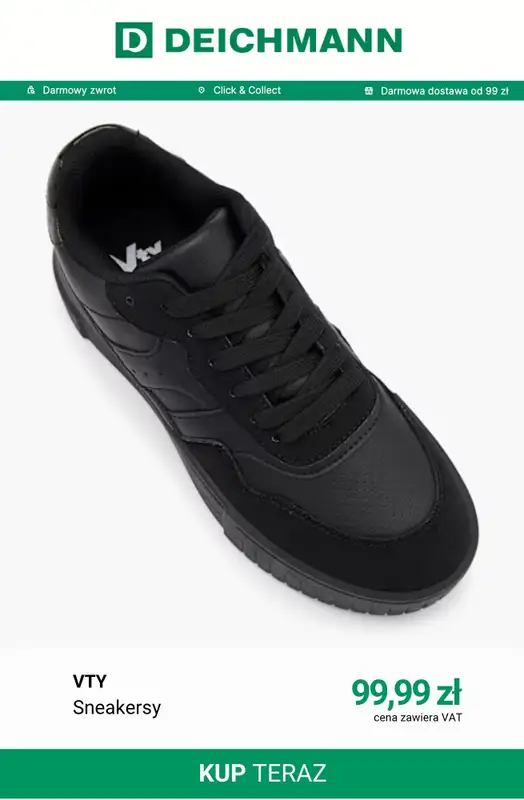 Deichmann - gazetka promocyjna Sneakersy court damskie od czwartku 03.09  - strona 7