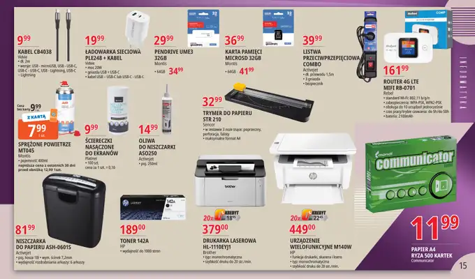 Leclerc - gazetka promocyjna Oferta Bielany: Katalog RTV AGD od wtorku 08.09 do soboty 19.09 - strona 15