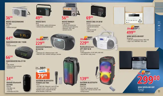 Leclerc - gazetka promocyjna Oferta Bielany: Katalog RTV AGD od wtorku 08.09 do soboty 19.09 - strona 11