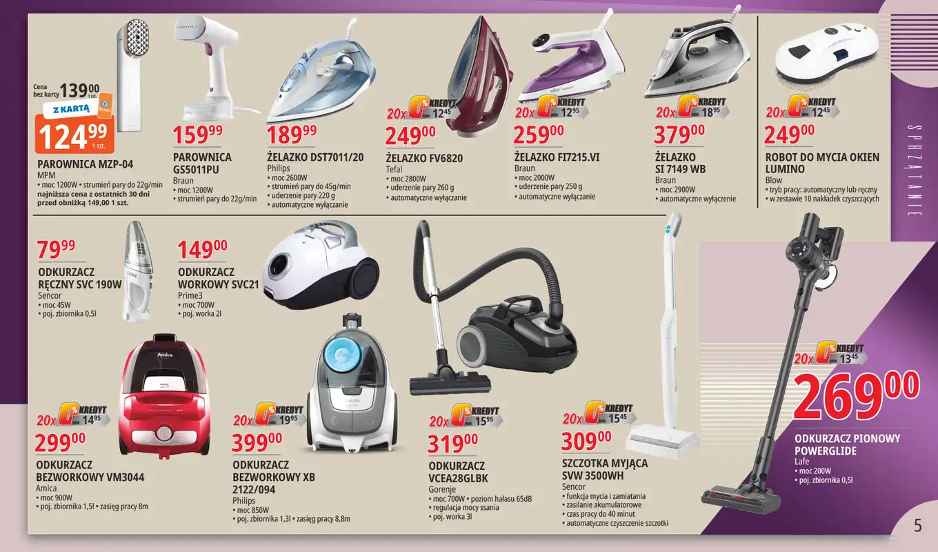 Leclerc - gazetka promocyjna Oferta Bielany: Katalog RTV AGD od wtorku 08.09 do soboty 19.09 - strona 5