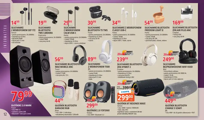 Leclerc - gazetka promocyjna Oferta Bielany: Katalog RTV AGD od wtorku 08.09 do soboty 19.09 - strona 12