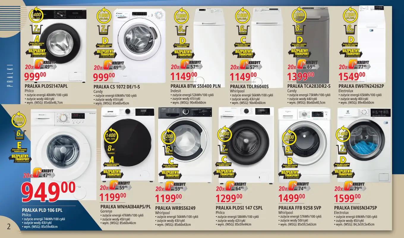 Leclerc - gazetka promocyjna Oferta Bielany: Katalog RTV AGD od wtorku 08.09 do soboty 19.09 - strona 2
