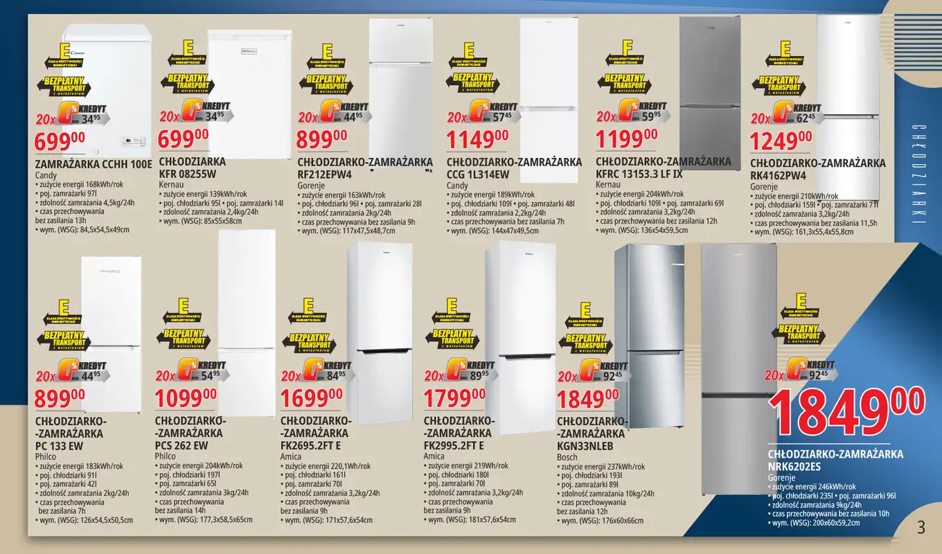 Leclerc - gazetka promocyjna Oferta Bielany: Katalog RTV AGD od wtorku 08.09 do soboty 19.09 - strona 3