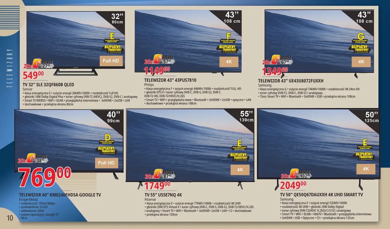 Leclerc - gazetka promocyjna Oferta Bielany: Katalog RTV AGD od wtorku 08.09 do soboty 19.09 - strona 10