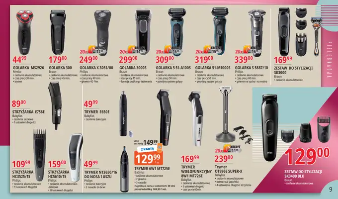 Leclerc - gazetka promocyjna Oferta Bielany: Katalog RTV AGD od wtorku 08.09 do soboty 19.09 - strona 9