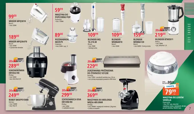 Leclerc - gazetka promocyjna Oferta Bielany: Katalog RTV AGD od wtorku 08.09 do soboty 19.09 - strona 7