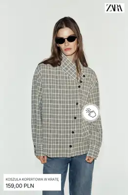 Zara - gazetka promocyjna Koszule w kratę od środy 02.09  - strona 6