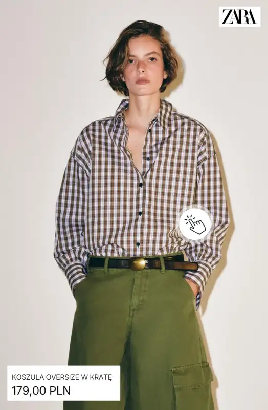 Zara - gazetka promocyjna Koszule w kratę od środy 02.09  - strona 7