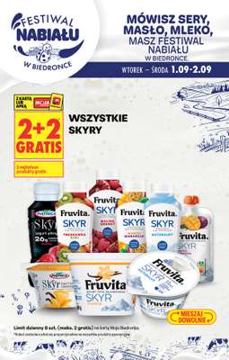 Biedronka - gazetka promocyjna Festiwal nabiału od środy 02.09 do soboty 05.09 - strona 3