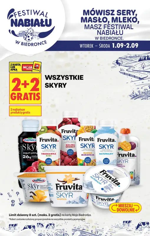 Biedronka - gazetka promocyjna Festiwal nabiału   - strona 3