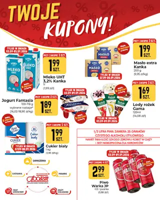 Społem Częstochowa - gazetka promocyjna Plakaty promocyjne od czwartku 03.09 do środy 09.09 - strona 2