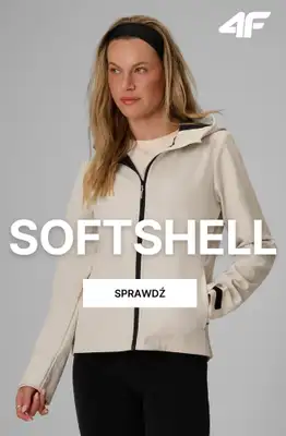 4F - gazetka promocyjna Softshelle damskie od środy 02.09 