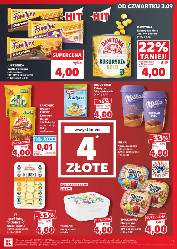 Kaufland - gazetka promocyjna Gazetka Tygodnia od czwartku 03.09 do środy 09.09 - strona 11