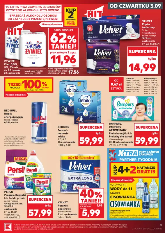 Kaufland - gazetka promocyjna Gazetka Tygodnia od czwartku 03.09 do środy 09.09 - strona 9