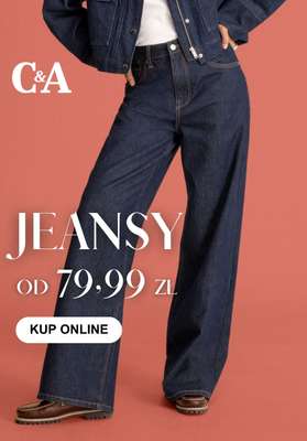 C&A - gazetka promocyjna Jeansy damskie od 79,99 zł od czwartku 03.09 