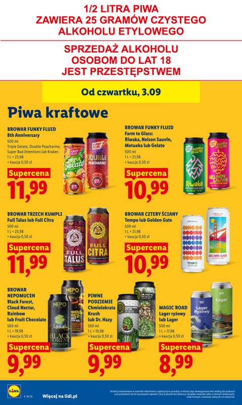 Lidl - gazetka promocyjna Oferta od czwartku od czwartku 03.09 do soboty 05.09 - strona 72