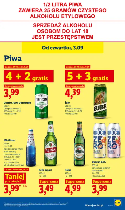 Lidl - gazetka promocyjna Oferta od czwartku od czwartku 03.09 do soboty 05.09 - strona 71