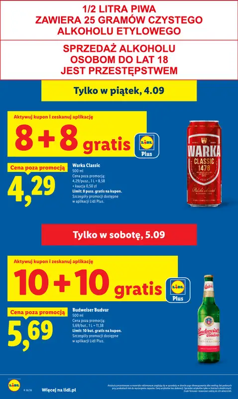 Lidl - gazetka promocyjna Oferta od czwartku od czwartku 03.09 do soboty 05.09 - strona 18