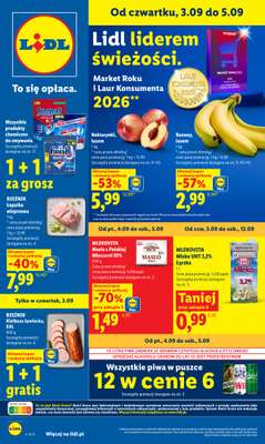Lidl - gazetka promocyjna Oferta od czwartku od czwartku 03.09 do soboty 05.09