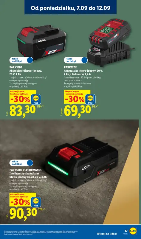 Lidl - gazetka promocyjna Katalog od poniedziałku 07.09 do soboty 12.09 - strona 21