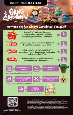 Biedronka - gazetka promocyjna Od czwartku od czwartku 03.09 do środy 09.09 - strona 22