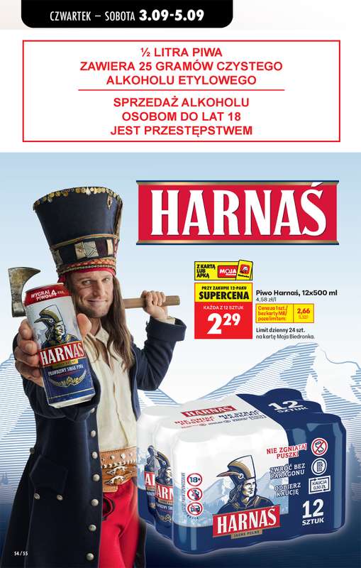 Biedronka - gazetka promocyjna Od czwartku od czwartku 03.09 do środy 09.09 - strona 62