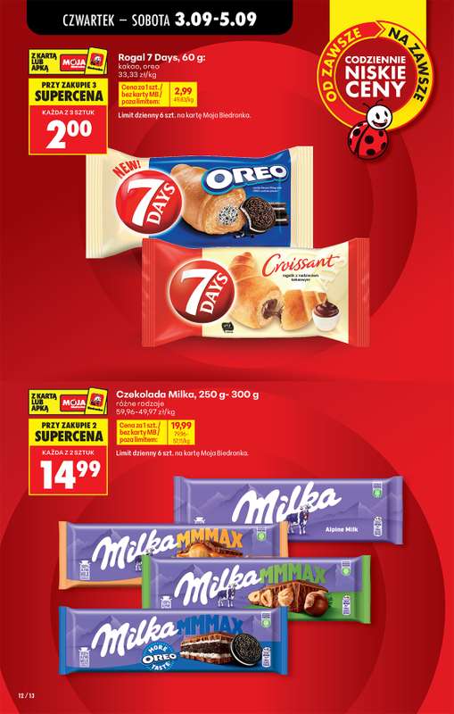 Biedronka - gazetka promocyjna Od czwartku, Z ladą tradycyjną od czwartku 03.09 do środy 09.09 - strona 12