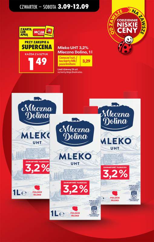 Biedronka - gazetka promocyjna Od czwartku, Z ladą tradycyjną od czwartku 03.09 do środy 09.09 - strona 3