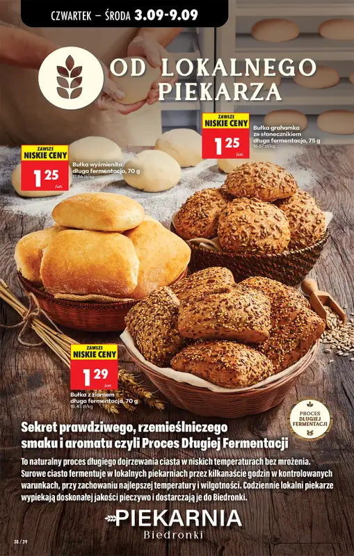 Biedronka - gazetka promocyjna Od czwartku, Z ladą tradycyjną od czwartku 03.09 do środy 09.09 - strona 44