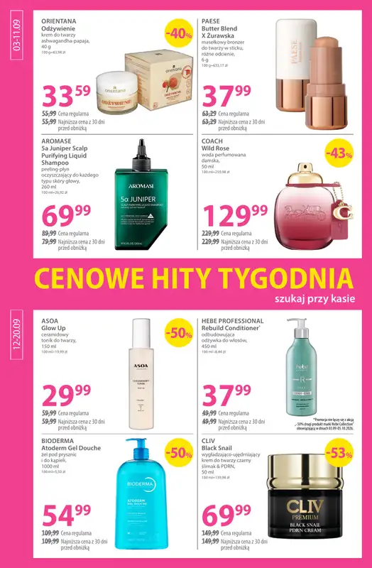Hebe - gazetka promocyjna Gazetka od czwartku 03.09 do niedzieli 20.09 - strona 10