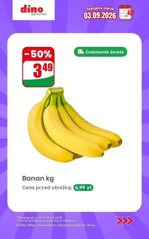 Dino - gazetka promocyjna Specjalna oferta na 03.09.2026 - promocje spoza gazetki od czwartku 03.09 do czwartku 03.09 - strona 3
