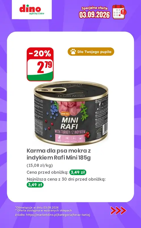 Dino - gazetka promocyjna Specjalna oferta na 03.09.2026 - promocje spoza gazetki od czwartku 03.09 do czwartku 03.09 - strona 10
