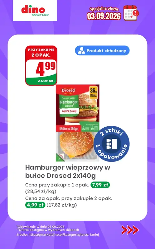 Dino - gazetka promocyjna Specjalna oferta na 03.09.2026 - promocje spoza gazetki od czwartku 03.09 do czwartku 03.09 - strona 7