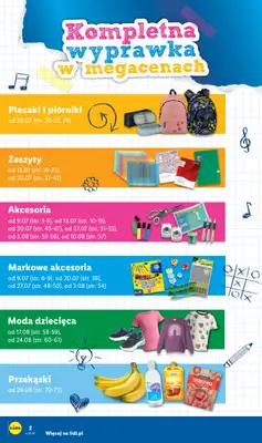 Lidl - gazetka promocyjna Kompletna Wyprawka W Megacenach od wtorku 14.07 do środy 30.09 - strona 4